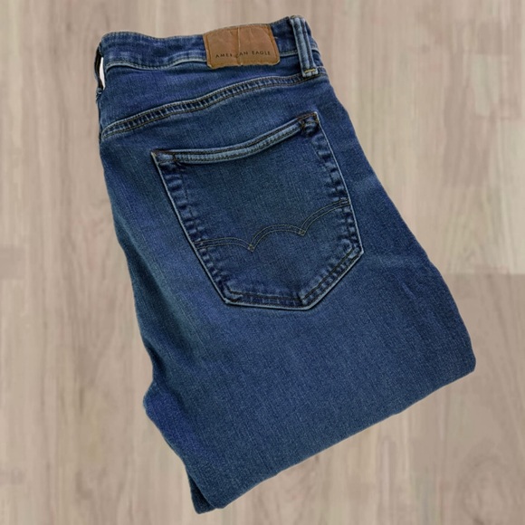 American Eagle Airflex+ Slim Straight Jeans - Picture 1 of 9